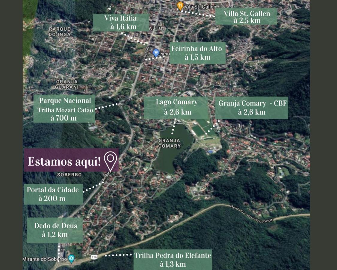 Hospedagem Doce Lar - Casa Manaca Teresópolis Exterior foto